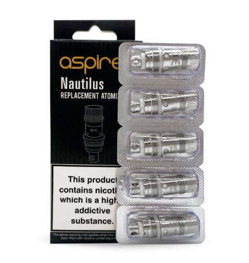 Aspire Nautilus BVC Coils - 5 Pack | Free UK Delivery Over £20 Vapoholic 297471