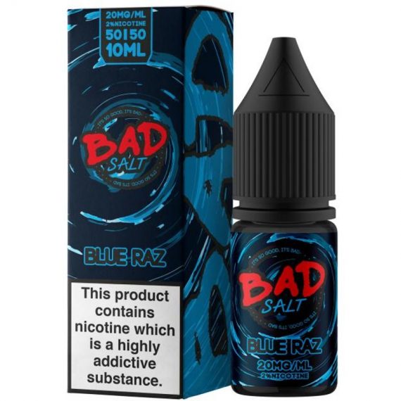 Blue Raz e-Liquid IndeJuice BAD Juice 10ml Bottle