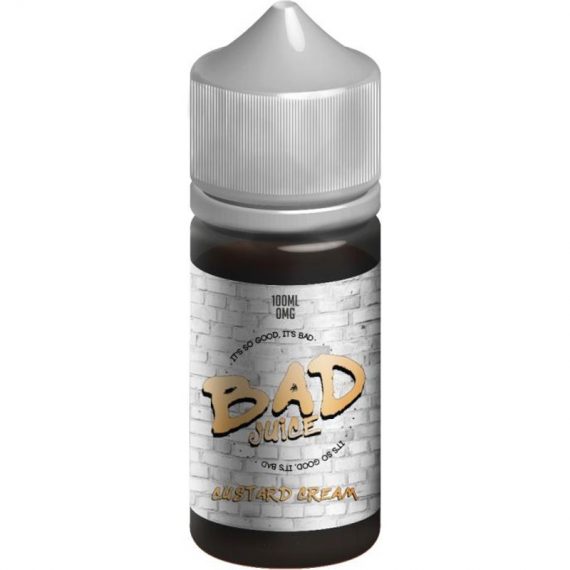 Custard Cream e-Liquid IndeJuice BAD Juice 100ml Bottle
