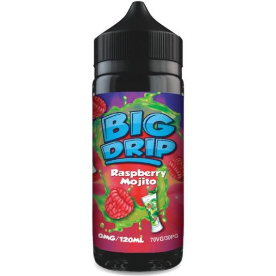 Raspberry Mojito e-Liquid IndeJuice Big Drip 100ml Bottle
