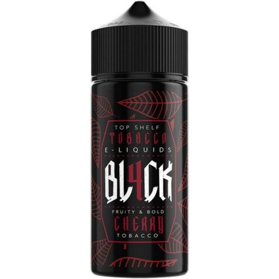 Cherry Tobacco e-Liquid IndeJuice BL4CK 100ml Bottle