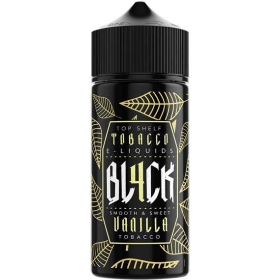 Vanilla Tobacco e-Liquid IndeJuice BL4CK 100ml Bottle