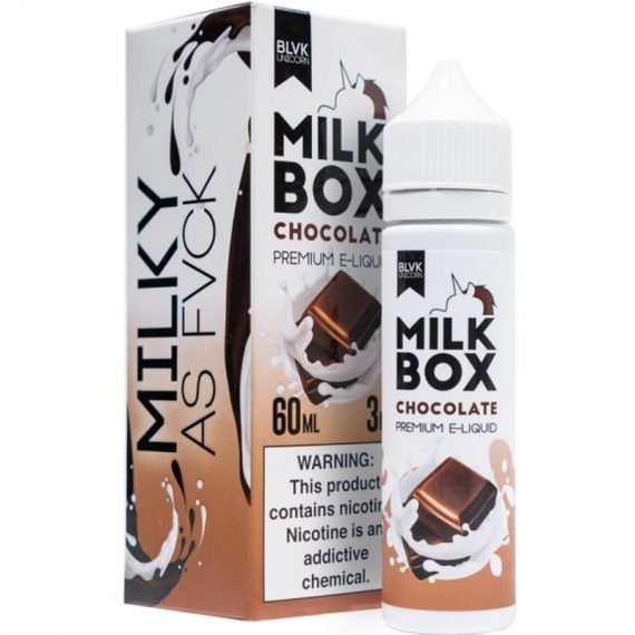 Milk Box Chocolate e-Liquid IndeJuice BLVK Unicorn 50ml Bottle