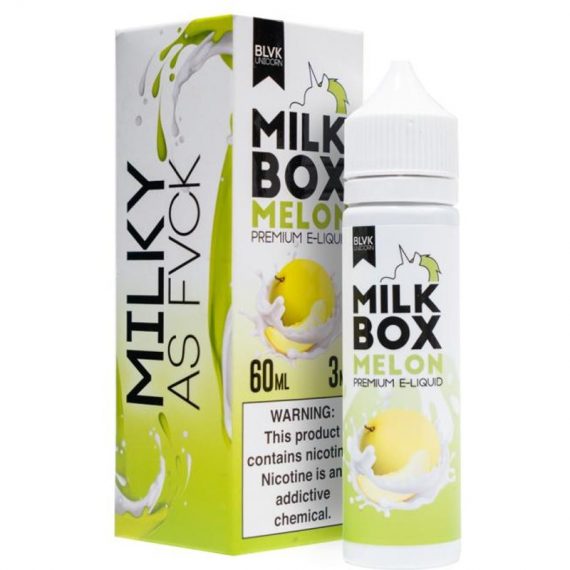 Milk Box Melon e-Liquid IndeJuice BLVK Unicorn 50ml Bottle