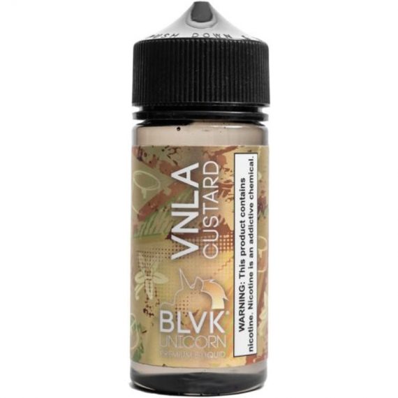 VNLA Custard e-Liquid IndeJuice BLVK Unicorn 50ml Bottle