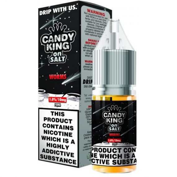 Sour Worms e-Liquid IndeJuice Candy King 10ml Bottle