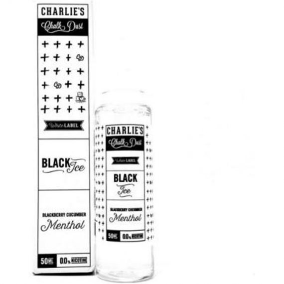 Black Ice Menthol e-Liquid IndeJuice Charlies Chalk Dust 50ml Bottle