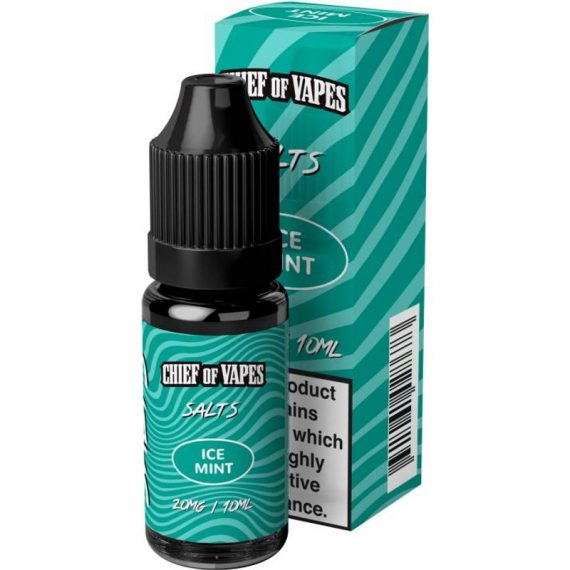 Ice Mint e-Liquid IndeJuice Chief Of Vapes 10ml Bottle