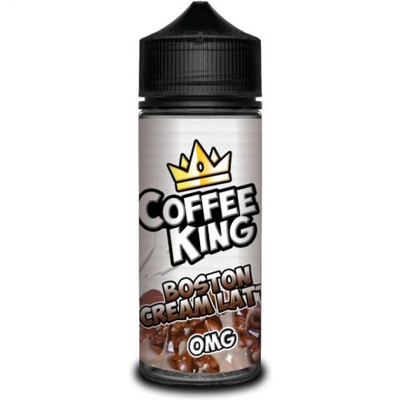 Boston Cream Latte e-Liquid IndeJuice Coffee King 100ml Bottle