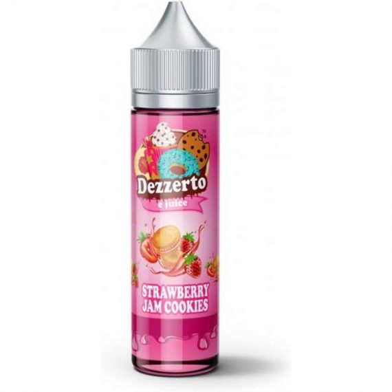 Strawberry Jam Cookies e-Liquid IndeJuice Dezzerto 50ml Bottle