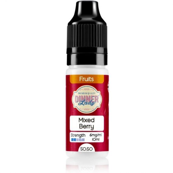 Mixed Berry e-Liquid IndeJuice Dinner Lady 10ml Bottle