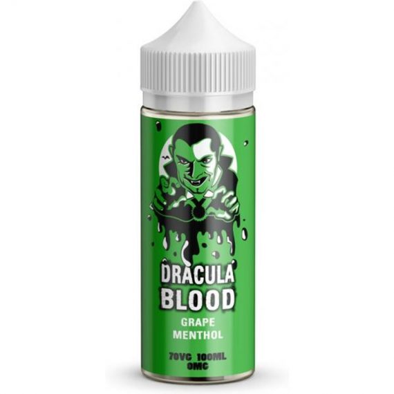 Grape Menthol e-Liquid IndeJuice Dracula Blood 100ml Bottle