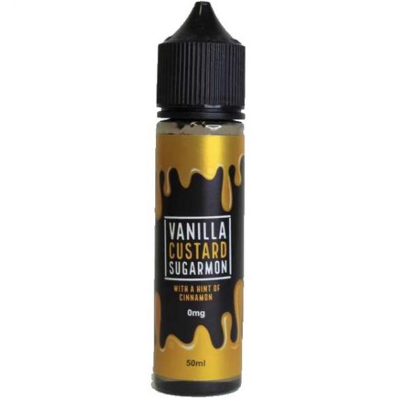 Vanilla Custard Sugarmon e-Liquid IndeJuice Fuel Vape 50ml Bottle