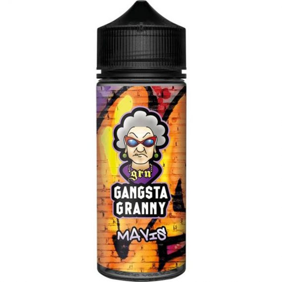 Mavis e-Liquid IndeJuice Gangsta Granny 100ml Bottle