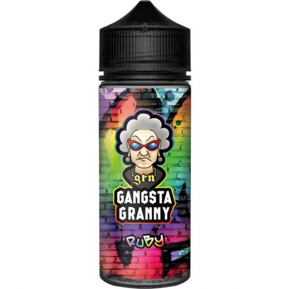 Ruby e-Liquid IndeJuice Gangsta Granny 100ml Bottle