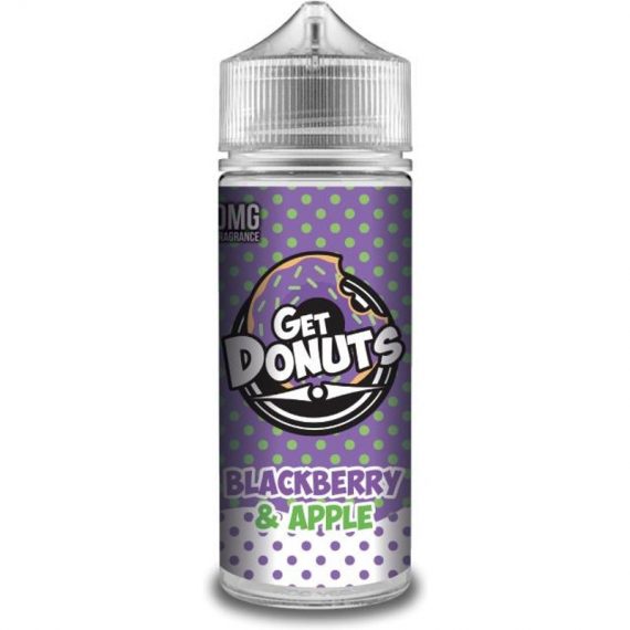 Donuts Blackberry & Apple e-Liquid IndeJuice Get E Liquid 100ml Bottle