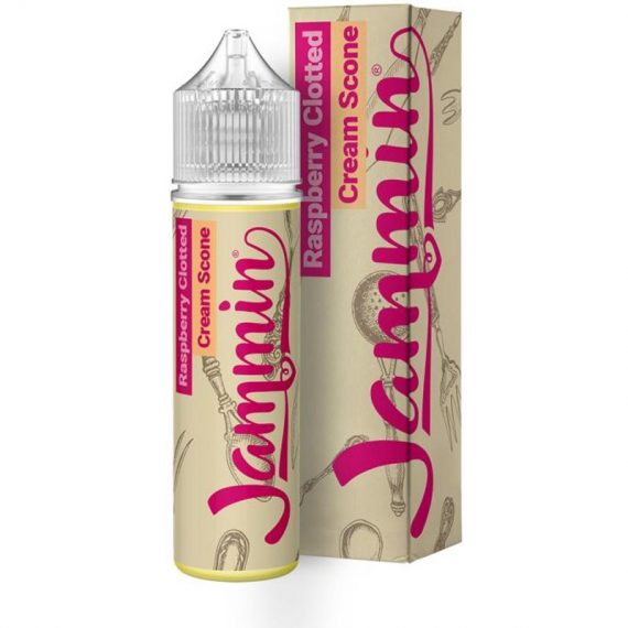 Raspberry Clotted Cream Scone e-Liquid IndeJuice Jammin 50ml Bottle