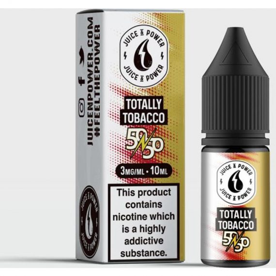 Totally Tobacco e-Liquid IndeJuice Juice N Power 10ml Bottle