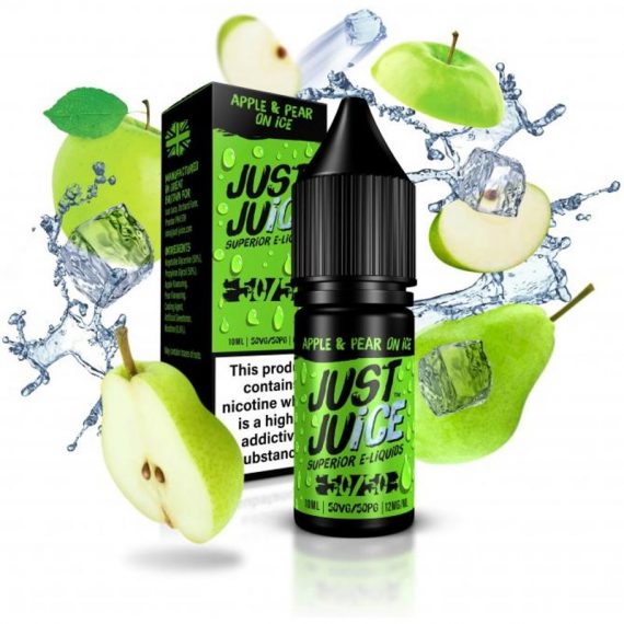 Apple & Pear On Ice e-Liquid IndeJuice Just Juice 10ml Bottle