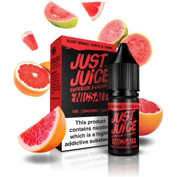 Blood Orange Citrus Guava e-Liquid IndeJuice Just Juice 10ml Bottle