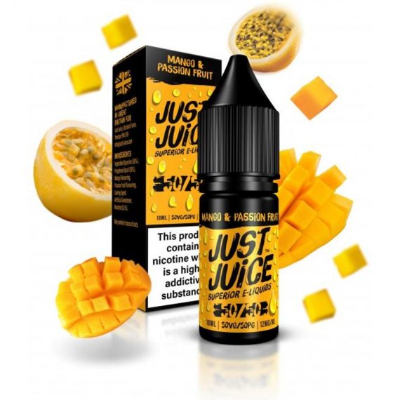 Mango & Passion Fruit e-Liquid IndeJuice Just Juice 10ml Bottle