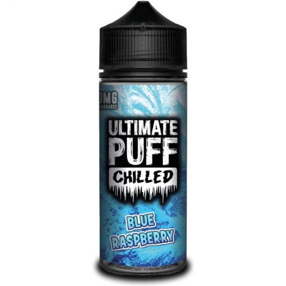 Chilled Blue Raspberry e-Liquid IndeJuice Ultimate Puff 100ml Bottle