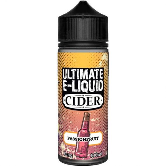Cider Passionfruit e-Liquid IndeJuice Ultimate Puff 100ml Bottle