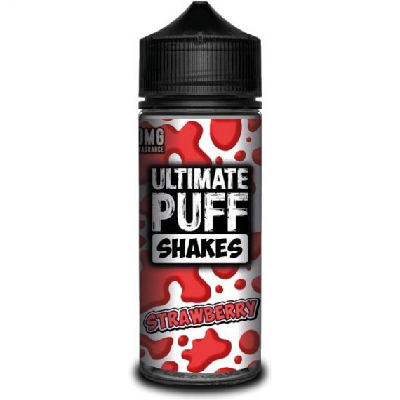 Shakes Strawberry e-Liquid IndeJuice Ultimate Puff 100ml Bottle
