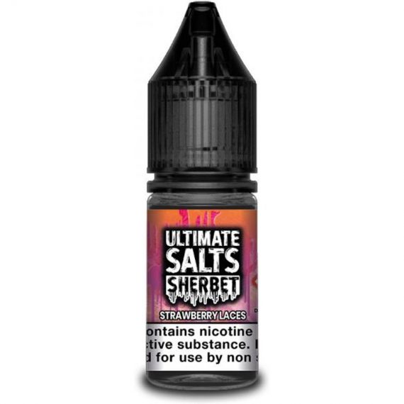 Sherbet Strawberry Laces e-Liquid IndeJuice Ultimate Puff 10ml Bottle