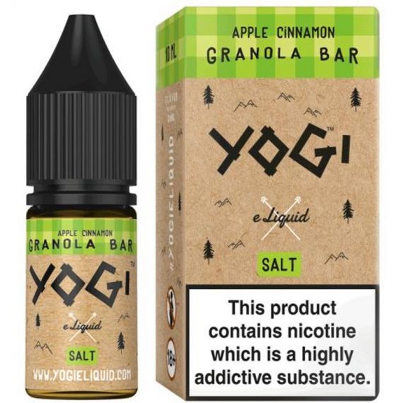 Apple Cinnamon Granola Bar e-Liquid IndeJuice YOGI 10ml Bottle