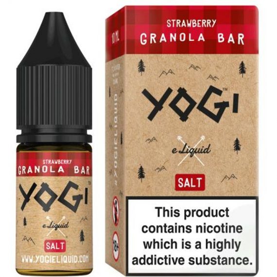 Strawberry Granola Bar e-Liquid IndeJuice YOGI 10ml Bottle